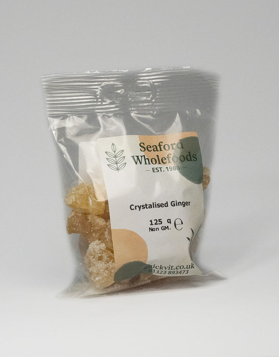 Seaford Wholefoods Crystallised Ginger 125g