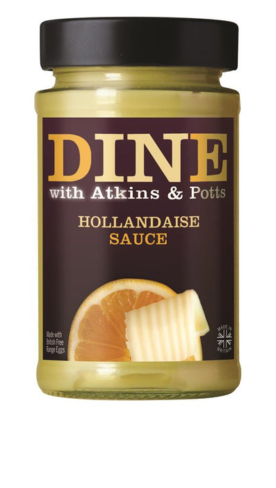 DINE in with Atkins and Potts Hollandaise Sauce 180g
