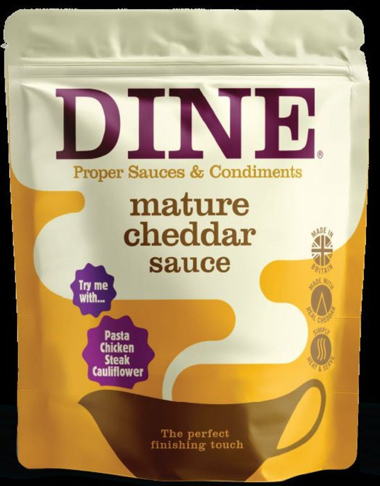 DINE in with Atkins and Potts Cheddar Cheese Sauce 200g