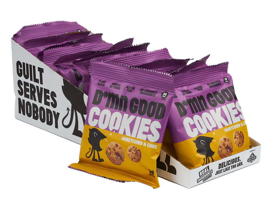 Dmn Good Honeycomb and Choc Cookies 38g