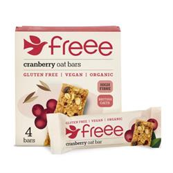 Doves Farm Gluten Free Organic Cranberry Oat Bar 4 x 35g