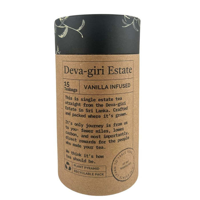 Devagiri Black Tea & Vanilla Teabags 23g