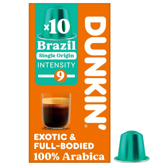 Dunkin Nespresso Capsules Brazil 10 Capsules