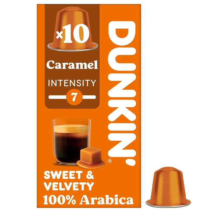 Dunkin Nespresso Capsules Caramel 10 Capsules