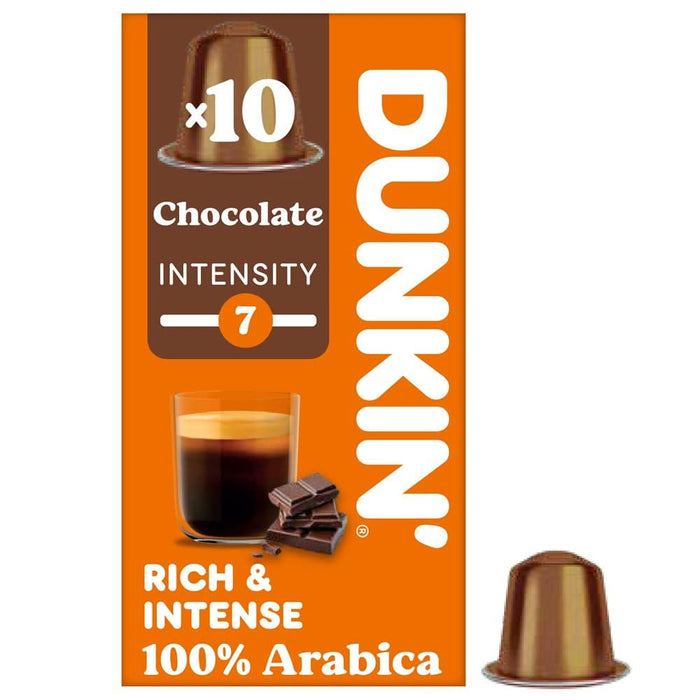 Dunkin Nespresso Capsules Chocolate 10 Capsules