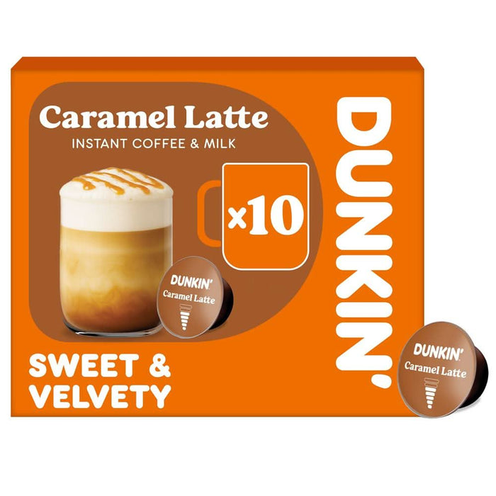 Dunkin Dolce Gusto Capsules Caramel Latte 10 Capsules