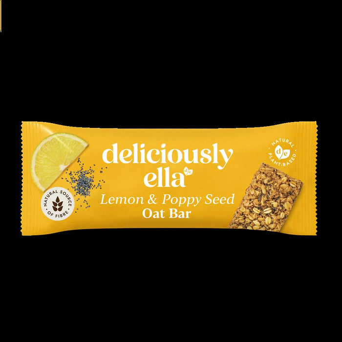 Deliciously Ella Oat Bar Lemon & Poppy Seed 50g