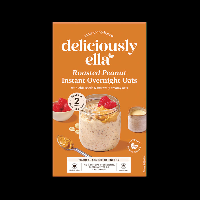 Deliciously Ella Instant Overnight Oats Peanut 380g