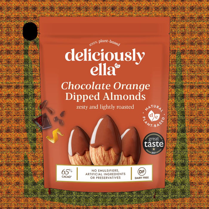 Deliciously Ella Dipped Sharing Chocolate Orang 75g