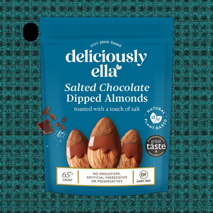Deliciously Ella Dipped Sharing Salted Chocolat 75g