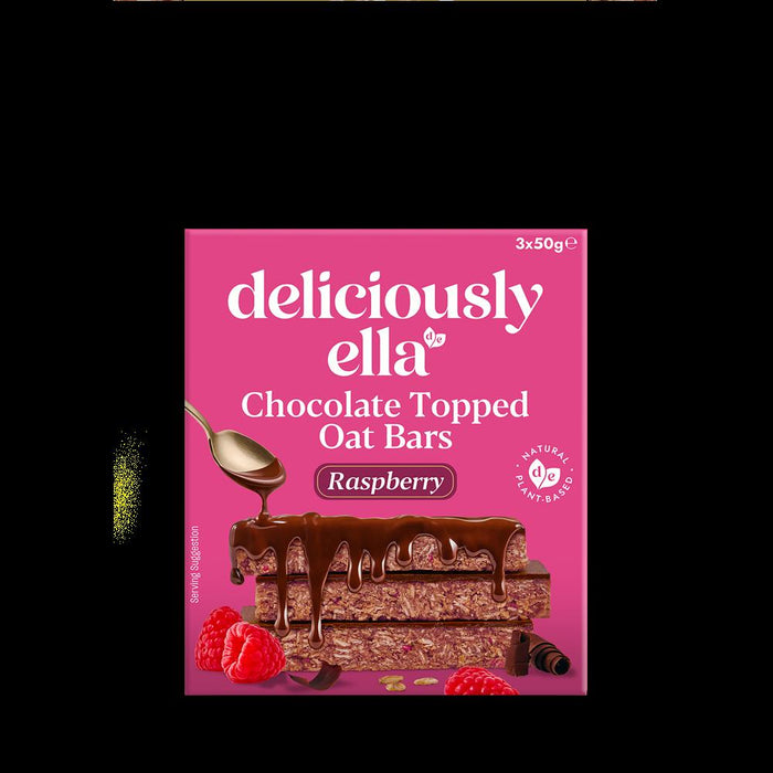 Deliciously Ella Raspberry Choc Oat Bar Multi 3 x 50g