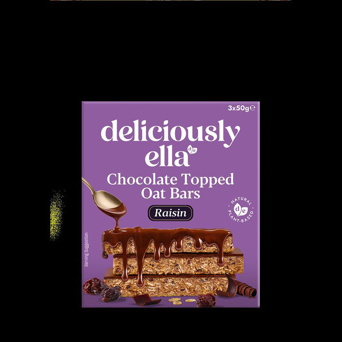 Deliciously Ella Raisin Choc Oat Bar Multi 3 x 50g