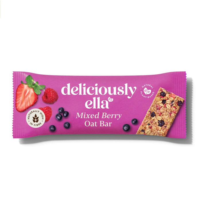 Deliciously Ella Mixed Berry Oat Bar 50g