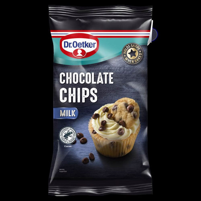 Dr Oetker Milk Chocolate Chips 100g