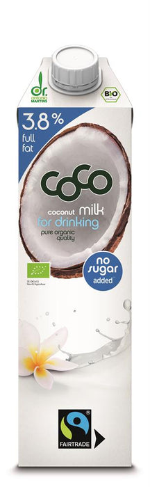 Dr Antonio Martins Whole Coconut Milk Organic 1L