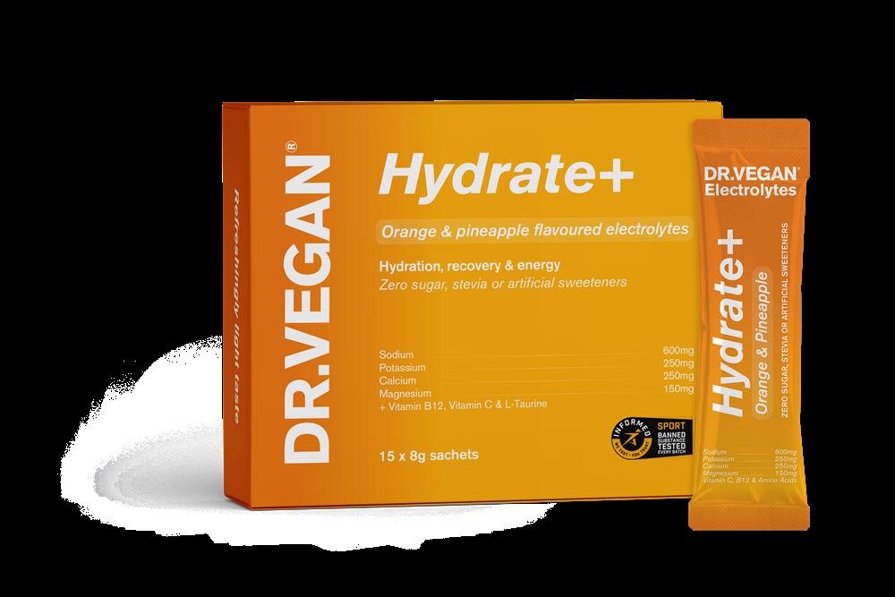 Dr Vegan Hydrate+ Orange & Pineapple 15 Sachets