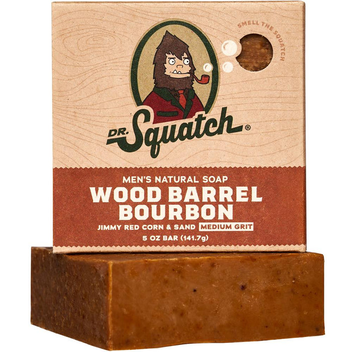Dr Squatch Bar soap Wood Barrel Bourbon 141.7g