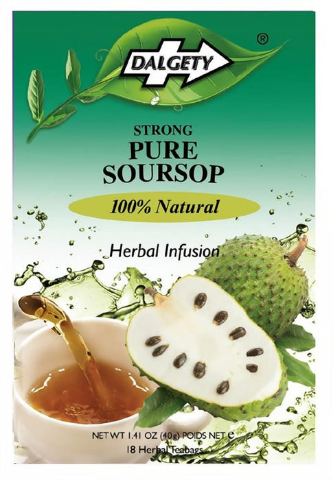 Dalgety Strong Pure Soursop Herbal Tea 18 Bags