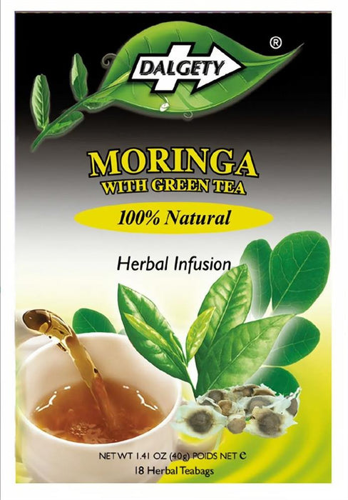 Dalgety Moringa & Green Tea Herbal Tea 18 Bags
