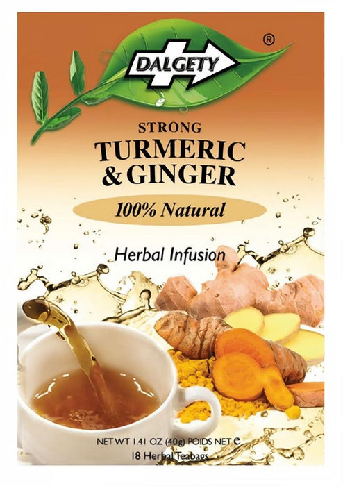 Dalgety Turmeric & Ginger Herbal Tea 18 Bags