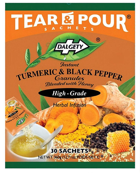Dalgety Instant Turmeric Pepper Tea 30 Sachets