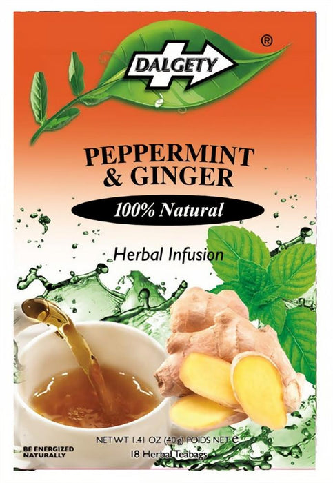 Dalgety Peppermint & Ginger Herbal Tea 18 Bags