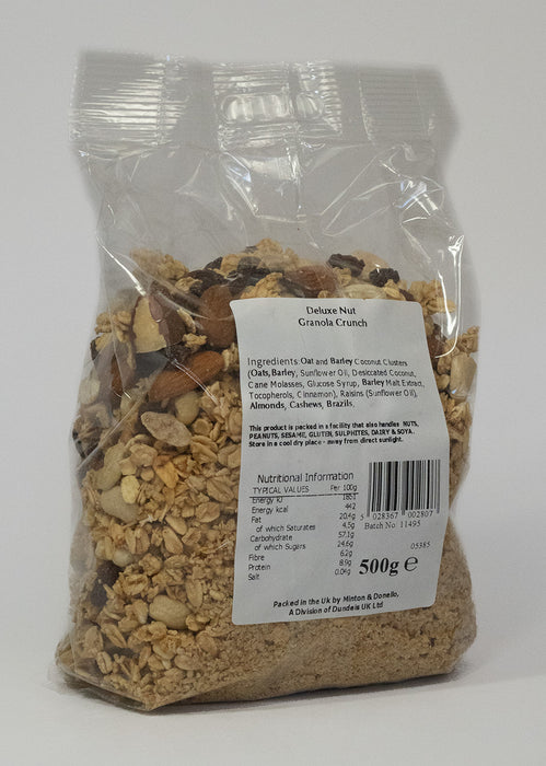 Seaford Wholefoods Deluxe Nut Granola Crunch 500g