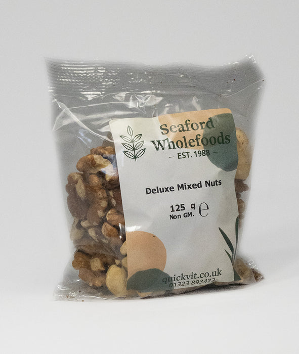 Seaford Wholefoods Deluxe Mixed Nuts 125g
