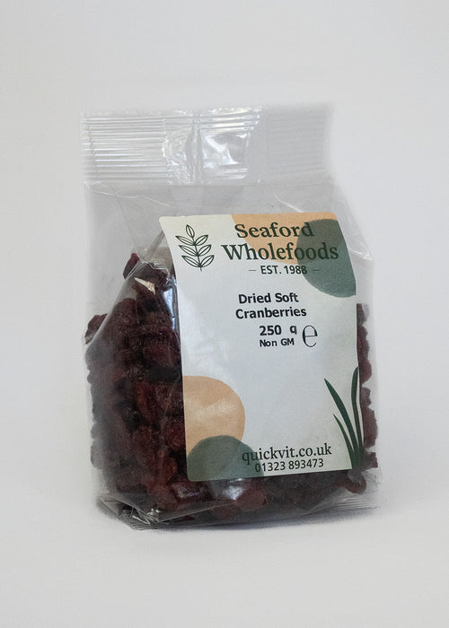 Seaford Wholefoods Dried Cranberries 250g