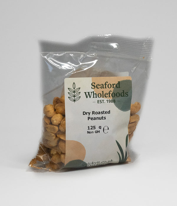 Seaford Wholefoods Dry Roasted Peanuts 125g