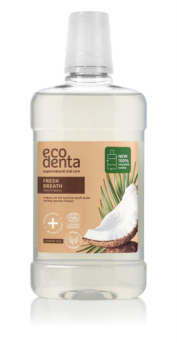 Ecodenta Mouthwash Organic Coconut  Minty Mouthwash 500ml