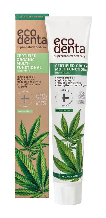 Ecodenta Toothpaste Organic Multifunctional with Hemp Oil 75ml