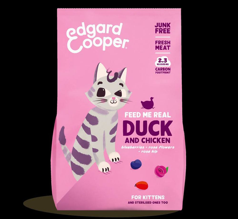 Edgard and Cooper Kitten Kibble Duck & Chicken 750g