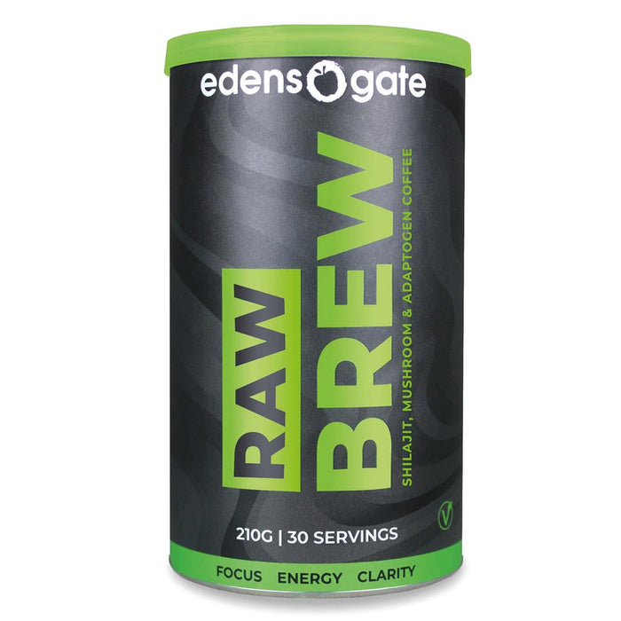Edens Gate Rawbrew Shilajit Mushroom Coffee with Vitamins 210g