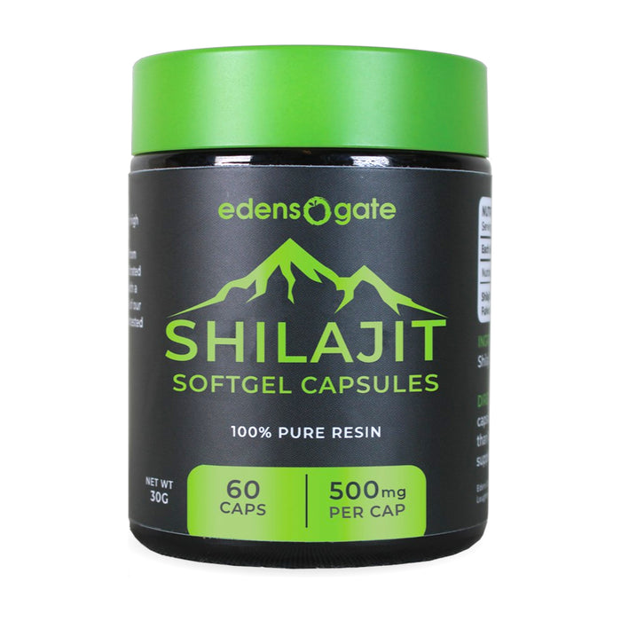 Edens Gate Premium Shilajit Soft Gel 60 Capsules