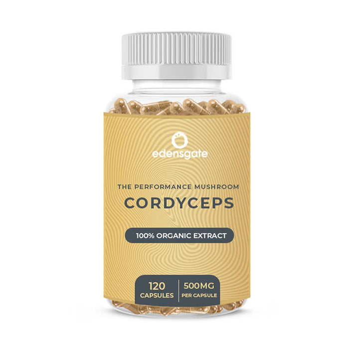 Edens Gate Cordyceps Mushroom Premium Extract 500mg 120 Capsules