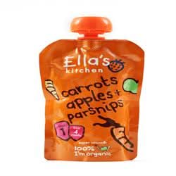 Ellas Kitchen S1 Carrots Apples & Parsnips 120g