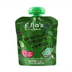 Ellas Kitchen S1 Broccoli Pears & Peas 120g