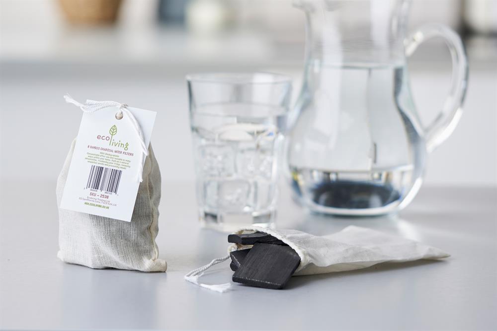 Ecoliving Bamboo Charcoal Water Filters 4 Pack