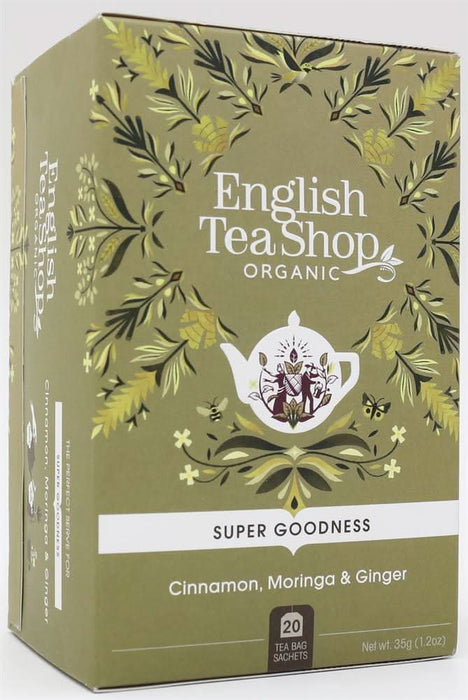 English Tea Shop Cinnamon Moringa & Ginger Tea 20 Tea Bags