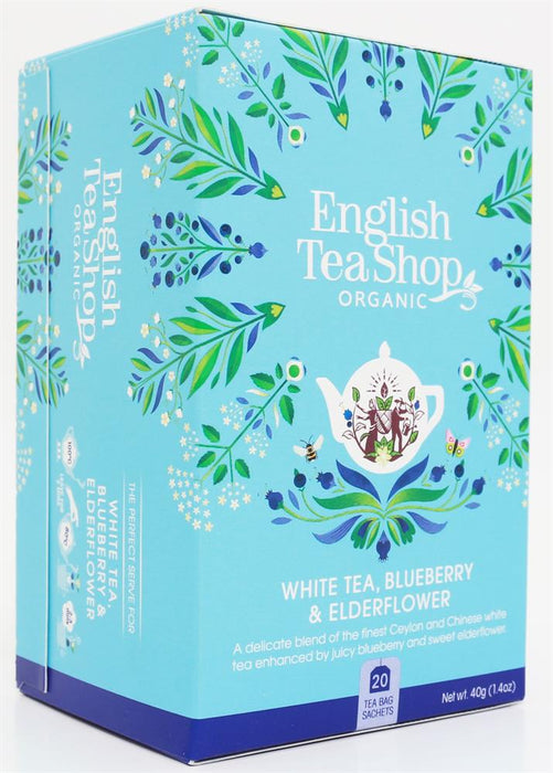 English Tea Shop White Tea Blueberry & Elderflower Tea 20 Bags
