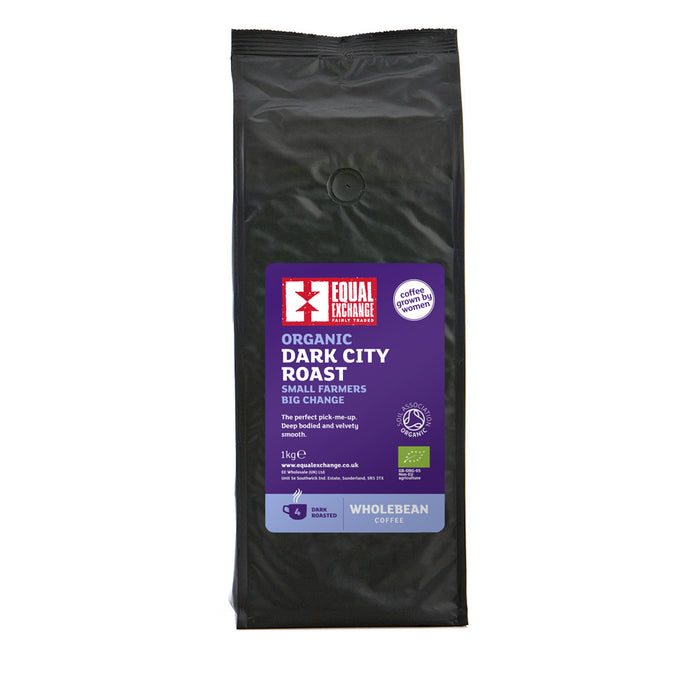 Equal Exchange Organic Dark Roast Beans 1KG