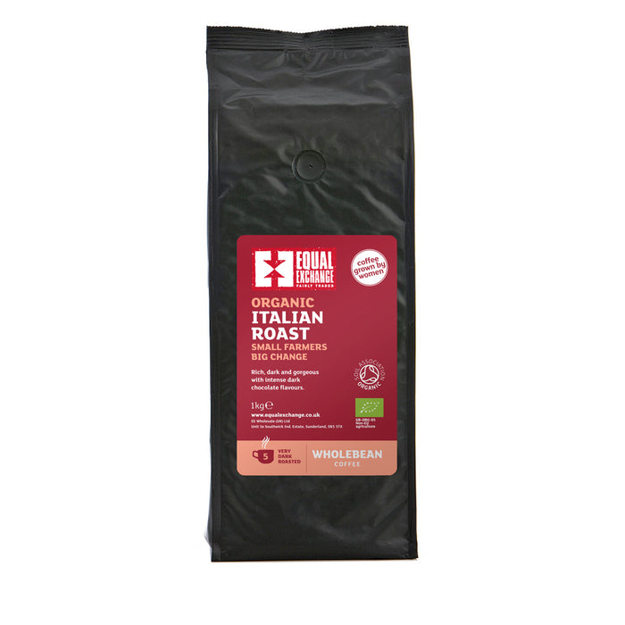 Equal Exchange Organic Italian Roast Beans 1KG