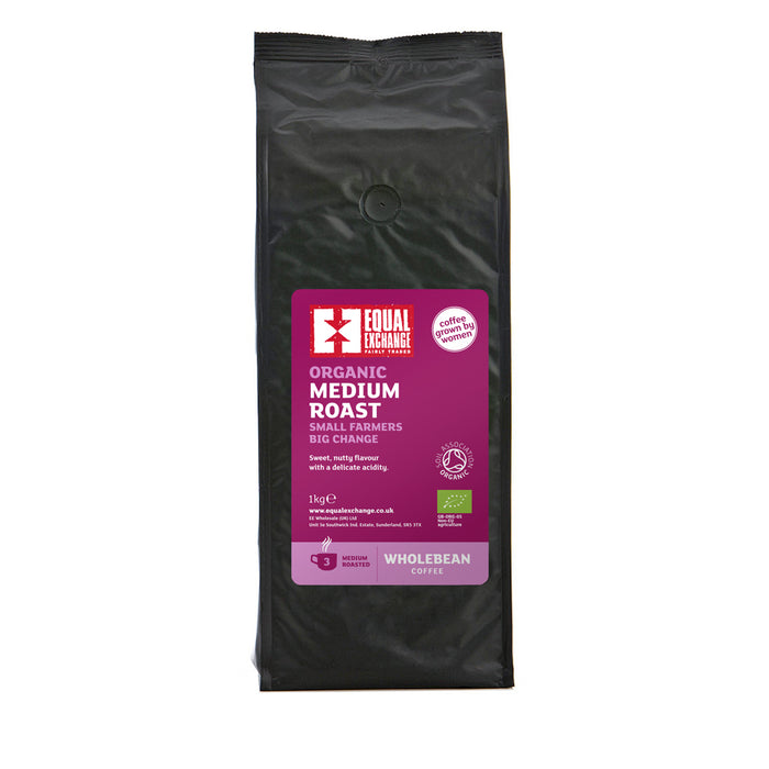 Equal Exchange Organic Medium Roast Beans 1KG