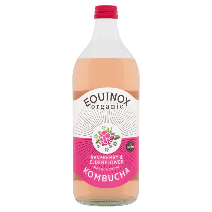 Equinox Raspberry & Elderflower Kombucha 750ml