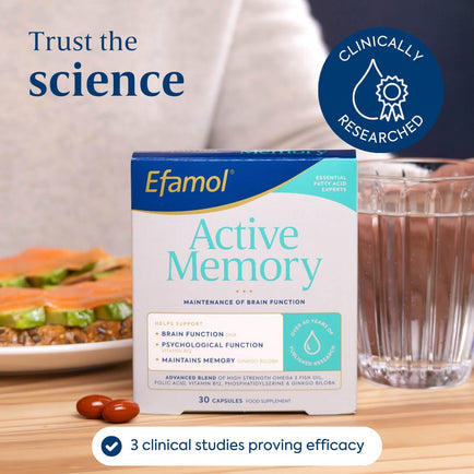 Efamol Efalex Active Memory 30 Capsules