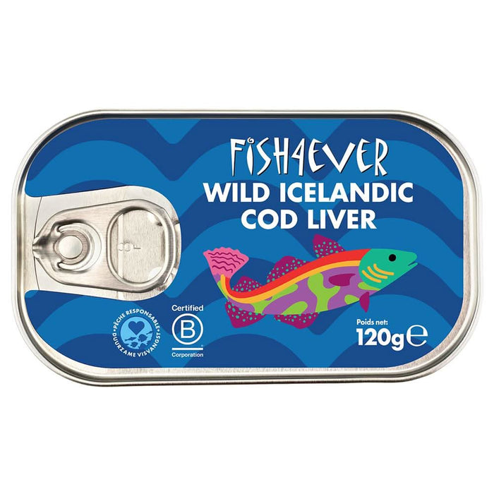 Fish4Ever Wild Icelandic Cod Liver 120g