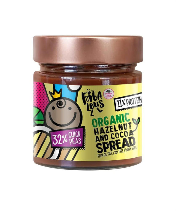 Fabalous Hazelnut Cocoa Chickpea Spread 200g