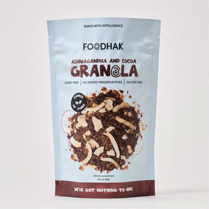 Foodhak Granola Ashwagandha and Cocoa 300g