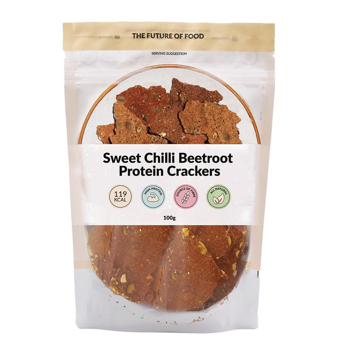 Foodhak Crackers Sweet Chilli Beetroot 100g
